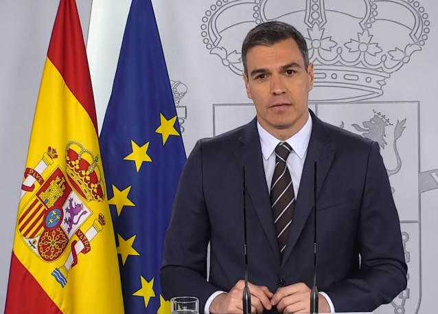 El presidente del Gobierno, Pedro Sánchez