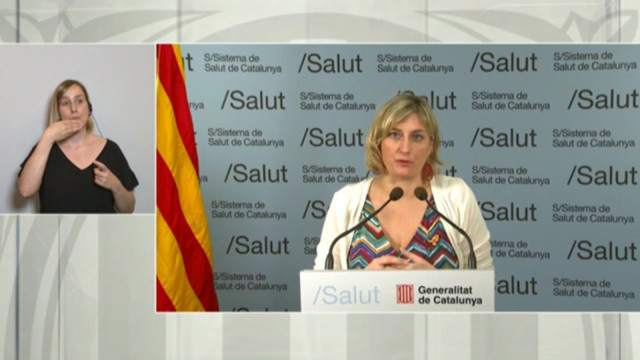 La consellera de Salud de la Generalitat, Alba Vergés