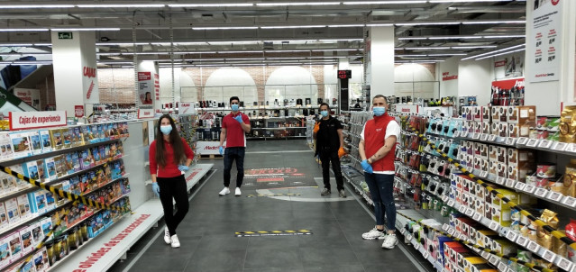 Tienda de MediaMarkt en la desescalada del coronavirus