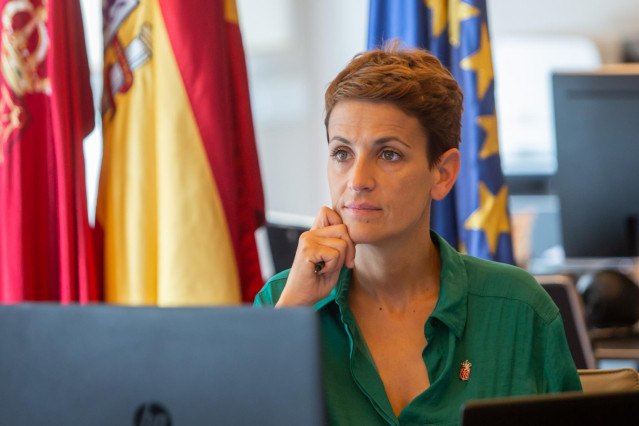 María Chivite, presidenta del Gobierno de Navarra