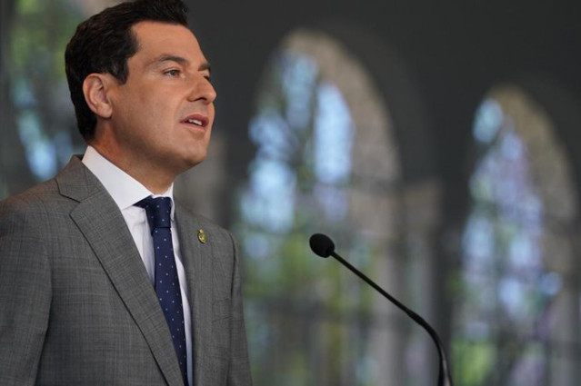Juanma Moreno, este domingo