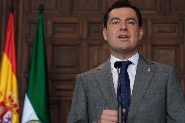 Juanma Moreno, este domingo