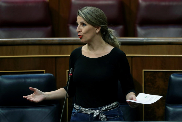 La ministra de Trabajo, Yolanda Díaz