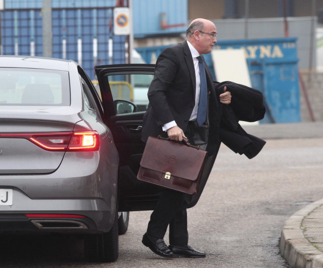 El coronel de la Guardia Civil  Diego Pérez de los Cobos a su llegada a la Audiencia Nacional, en una foto de archivo