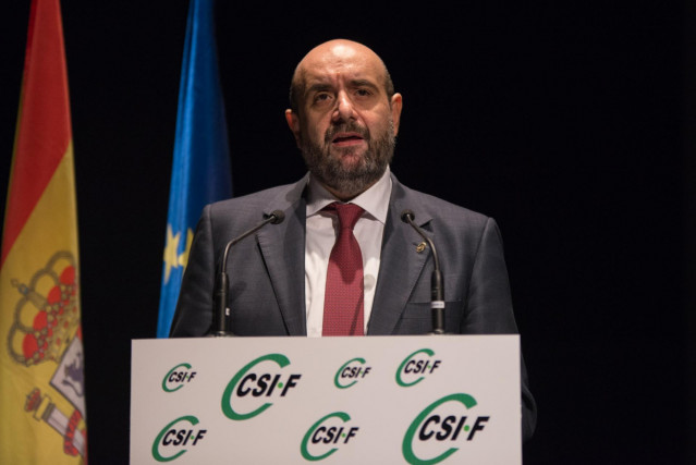El presidente de Central Sindical Independiente y de Funcionarios (CSIF), Miguel Borra