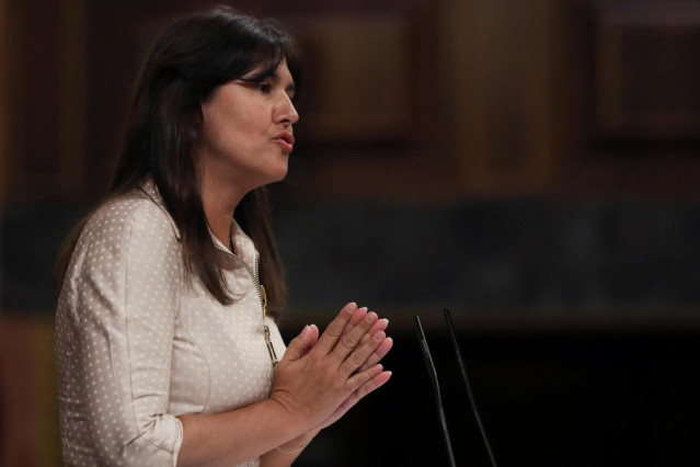 La portavoz de JxCAT en el Congreso, Laura Borràs