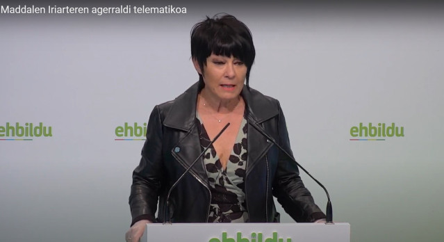 Maddalen Iriarte presenta un plan de emergencia frente al coronavirus.