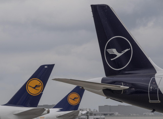 Aviones de Lufthansa.