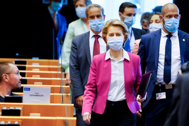 Ursula von der Leyen , presidenta de la Comisión Europea
