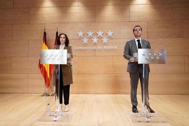Rueda de prensa tras el Consejo de Gobierno de la Comunidad de Madrid