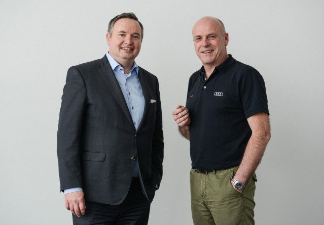 Henrik Ljungström (izquierda), director de Mercado de Automoción en Capgemini, y Frank Loydl, director de Tecnologías de la Información en Audi