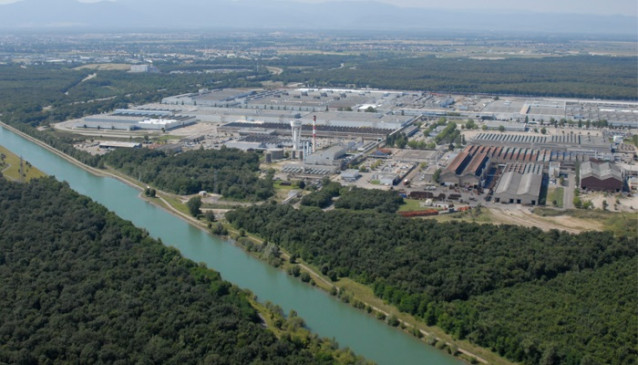 Planta de PSA en Mulhouse, Francia