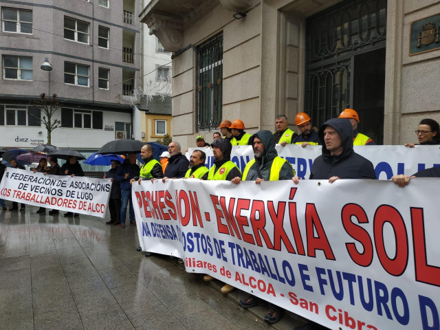 Protestas por Alcoa en Lugo