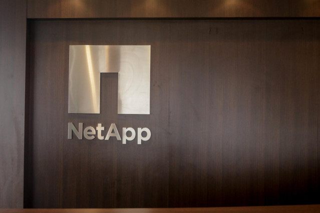 Logo de la empresa de tecnología NetAPP.