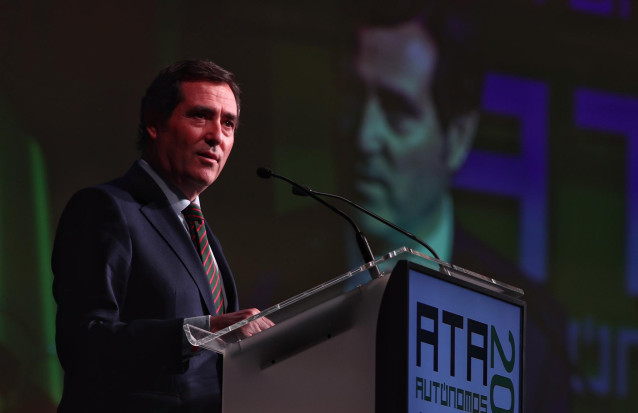 El presidente de la CEOE, Antonio Garamendi