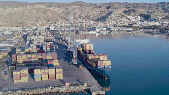Terminal de contenedores del Puerto de Almería