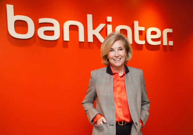 La consejera delegada de Bankinter, María Dolores Dancausa, en la presentación de resultados de 2019 en la sede del banco en Madrid.