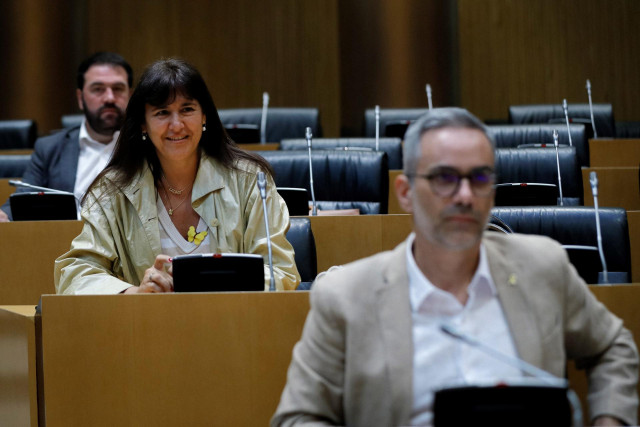 Laura Borràs, en la Comisión de Cultura del Congreso