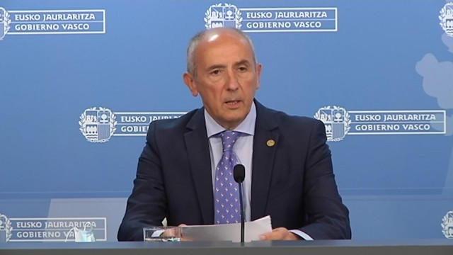El portavoz del Gobierno Vasco, Josu Erkoreka.