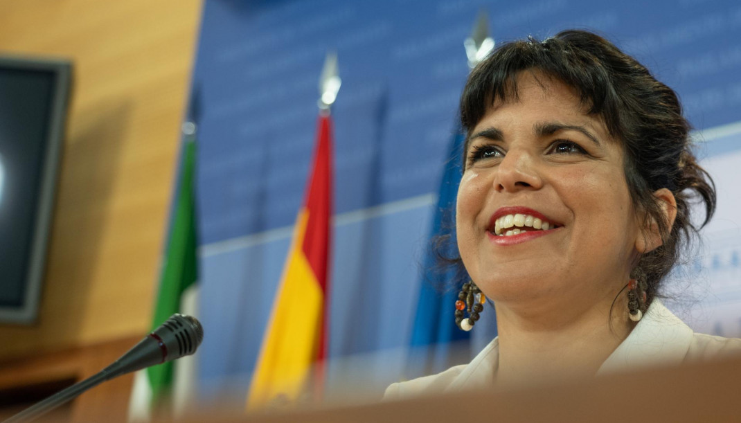 La portavoz de Adelante Andalucía, Teresa Rodríguez, en una foto de archivo