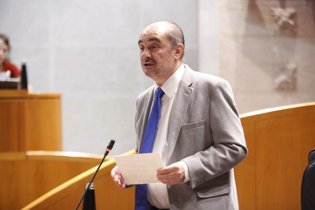 El presidente de Aragón, Javier Lambán.