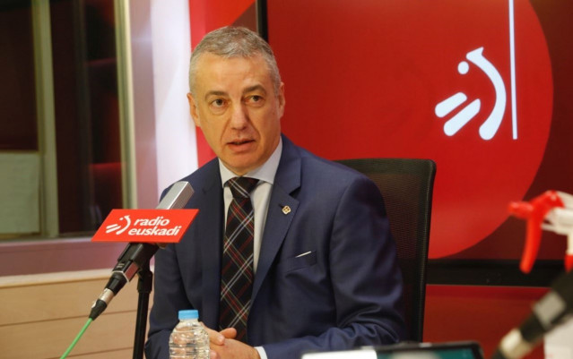 El Lehendakari, Iñigo Urkullu, en una entrevista en Radio Euskadi
