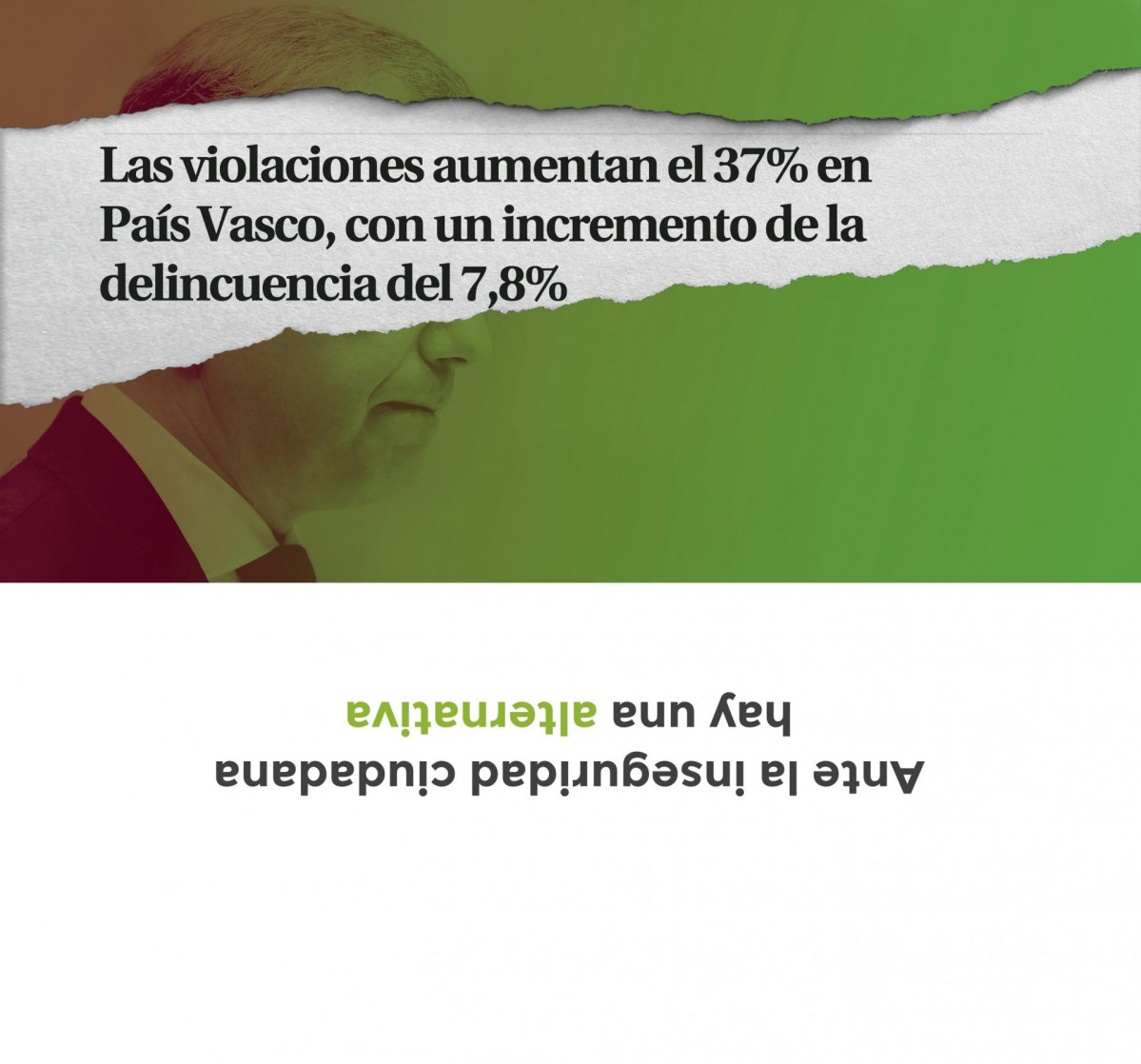 Modelos de sobres de VOX País Vasco emitidos para las próximas elecciones del 12 de julio de 2020.
