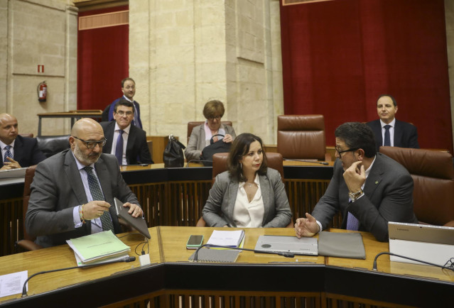 Miembros del grupo parlamentario Vox en una foto de archivo