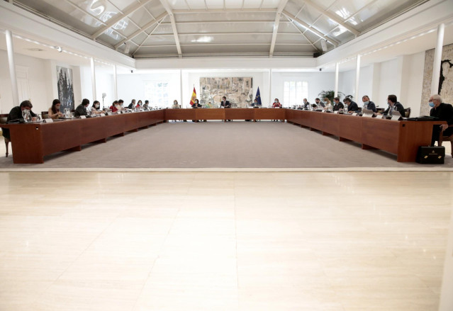Celebración del Consejo de Ministros en La Moncloa, que  aprobará un Real Decreto que recogerá el nuevo Plan Renove, que dispondrá de 250 millones de euros para la renovación del parque automovilístico español, en Madrid (España), a 30 de junio de 2020.