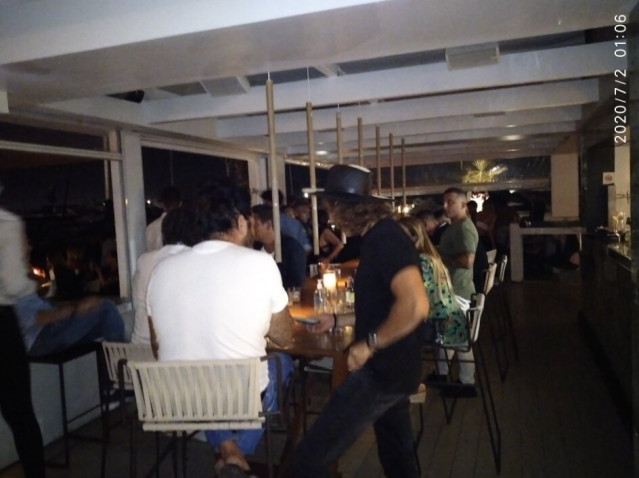 Local desalojado en Ibiza