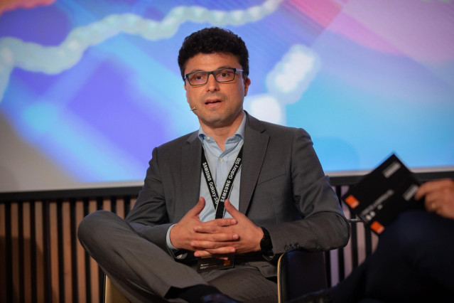 El director de Negocios Empresariales de Samsung Electronics España, David Alonso, durante su intervención en el Foro de la Empresa del Mañana organizado por Orange en colaboración con Europa Press en julio de 2019