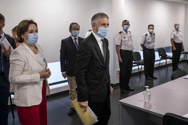 Marlaska en la reunión con motivo de la ampliación del Plan Especial del Campo de Gibraltar en la lucha contra el narcotráfico