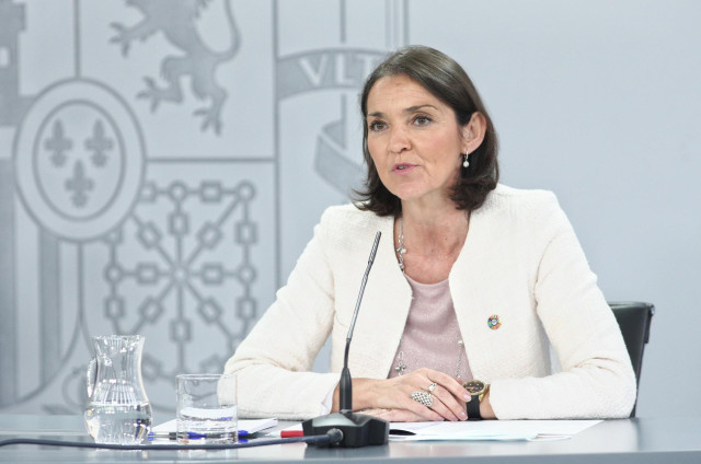 La ministra de Industria, Comercio y Turismo, Reyes Maroto.