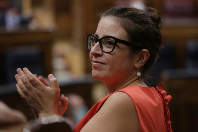 La portavoz del PSOE en el Congreso de los Diputados, Adriana Lastra, en Madrid (España), a 25 de junio de 2020.