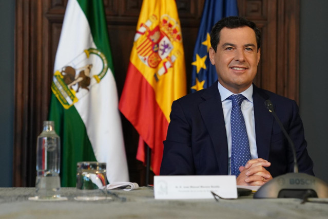 El presidente de la Junta de Andalucía, Juanma Moreno, en una foto de archivo.
