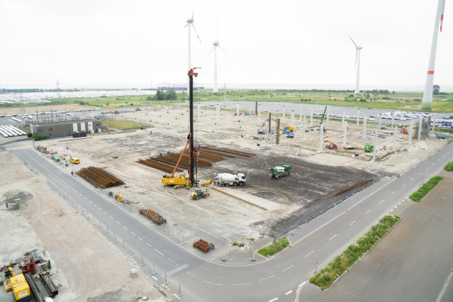 Nuevas instalaciones en la planta de Emden en Alemania.