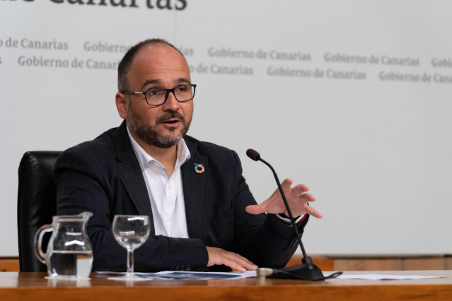 El consejero de Transición Ecológica del Gobierno de Canarias, José Antonio Valbuena