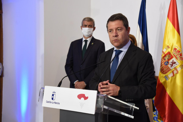 El presidente de Castilla-La Mancha, Emiliano García-Page, en Talavera.