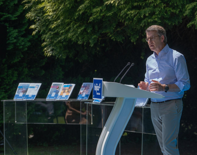 El presidente de la Xunta y candidato del PPdeG a la reelección, Alberto Núñez Feijóo.