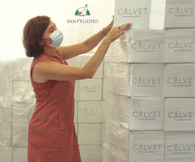 Una acción de mucho peso: 3 toneladas de alimentos para 3.000 personas
