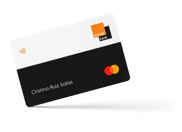 Tarjeta 100% móvil de Orange Bank y Mastercard