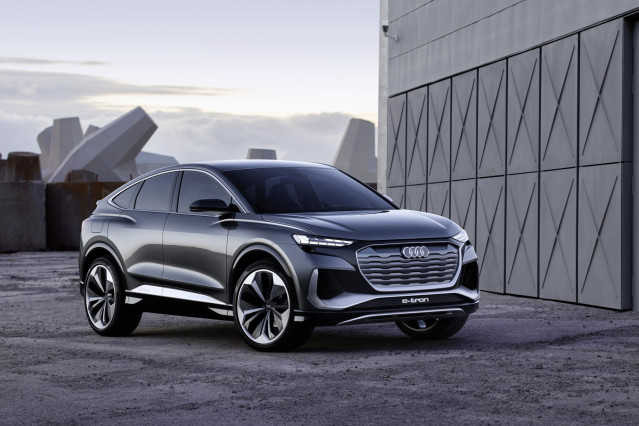 Prototipo del Audi Q4 Sportback e-tron