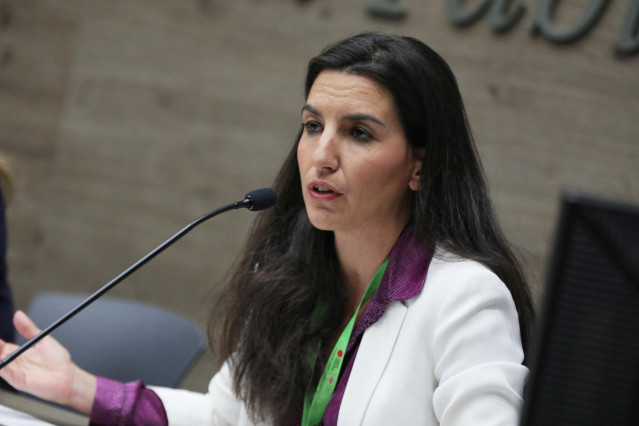 La portavoz de Vox en al Asamblea de Madrid, Rocío Monasterio