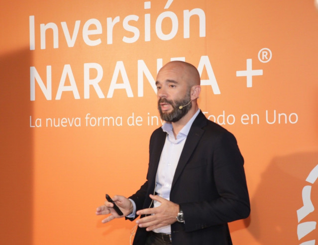 El director de estrategia e inversión de ING España, Francisco Quintana, en la presentación de Inversión Naranja+.
