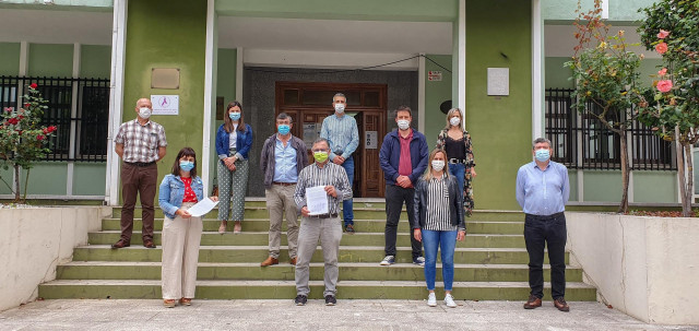 Alcaldes del PSOE y BNG del distrito sanitario de A Mariña.