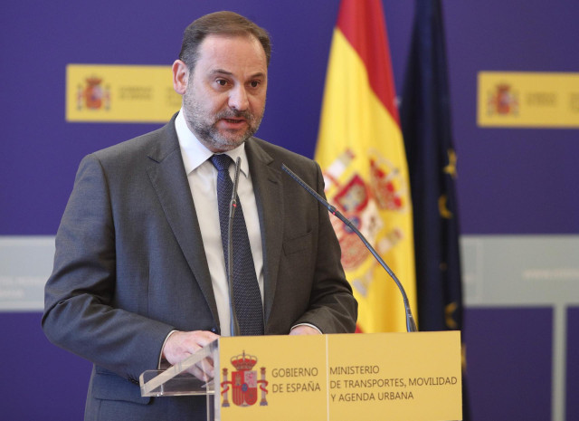 El ministro de Transportes, Movilidad y Agenda Urbana, José Luis Ábalos