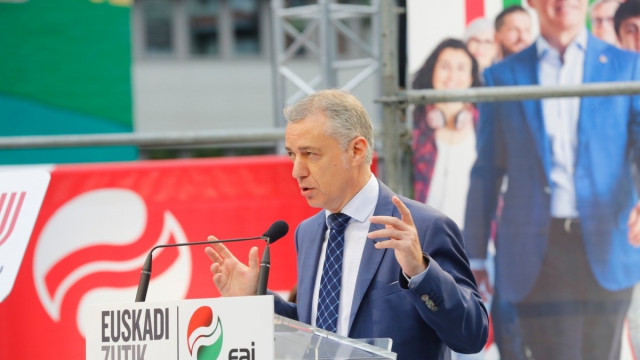 El lehendakari y candidato del PNV a la reelección, Iñigo Urkullu