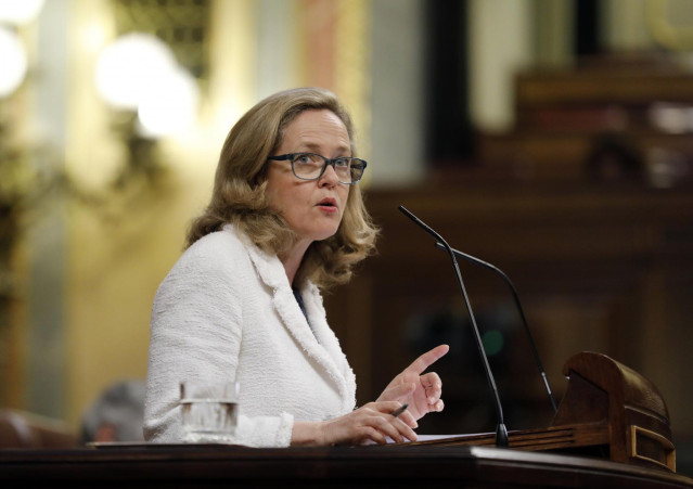 La Vicepresidenta tercera del Gobierno y Ministra de Asuntos Económicos y Transformación Digital, Nadia Calviño