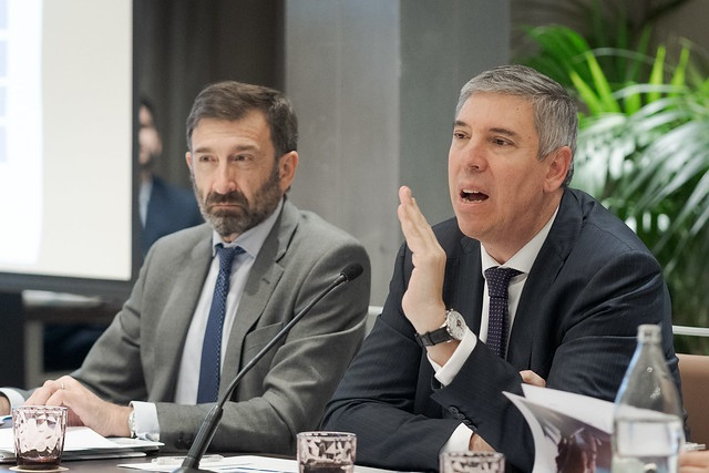 José López-Tafall, director general de Anfac (izquerda), y José Vicente de los Mozos, presidente de Anfac (derecha).