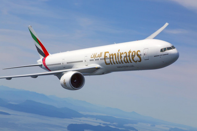 Avión de Emirates